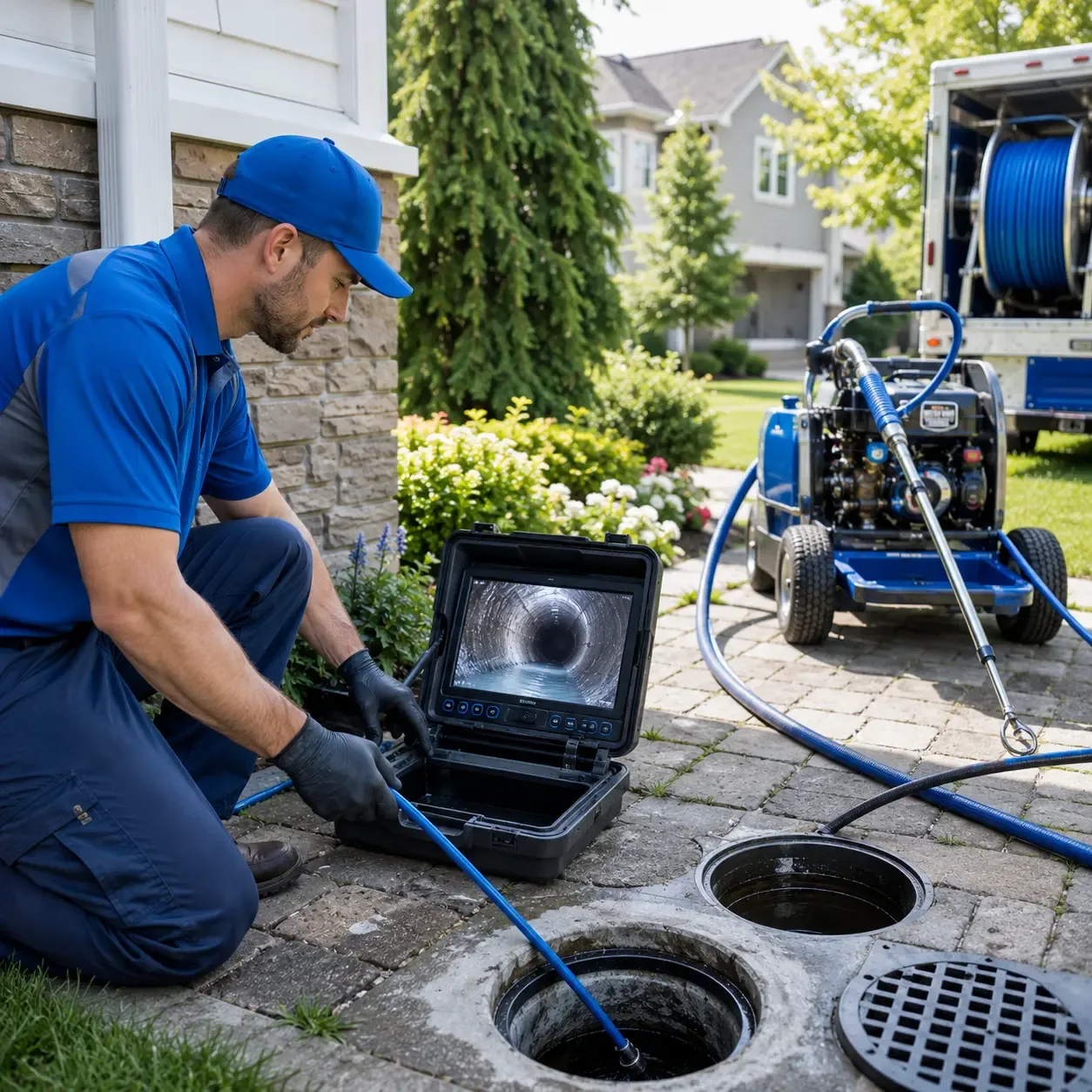 Outdoor drain cleaning professionals serving Rexville, NY